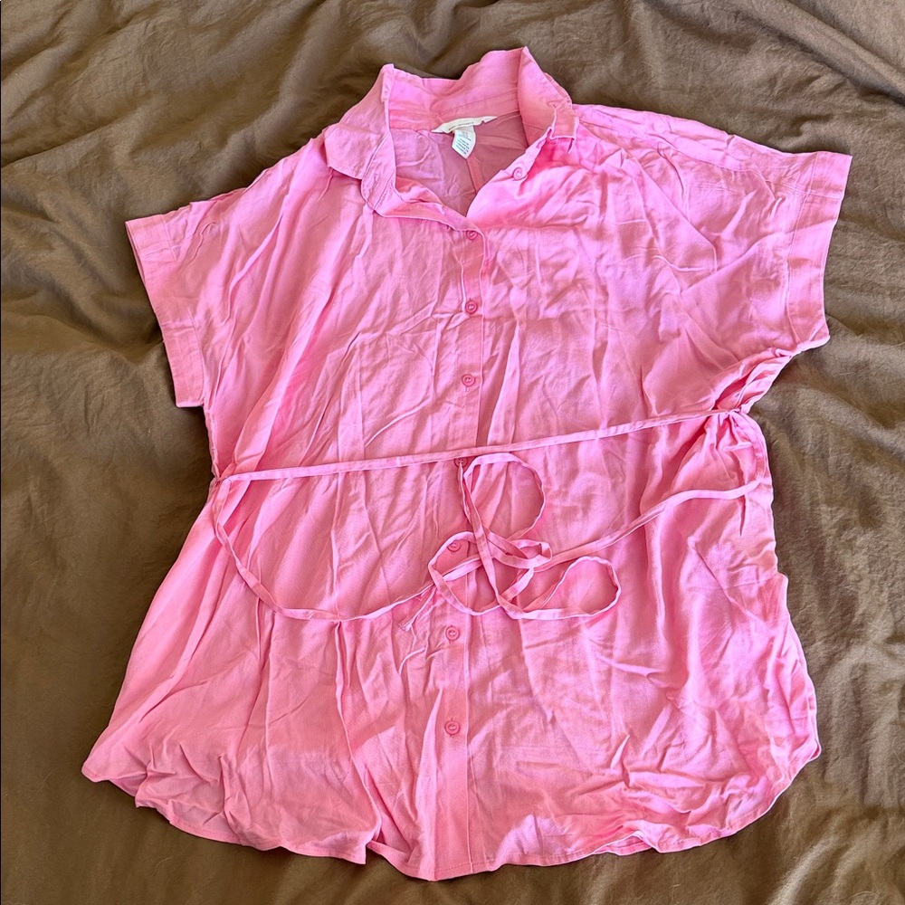 H&M Pink Maternity Shirt